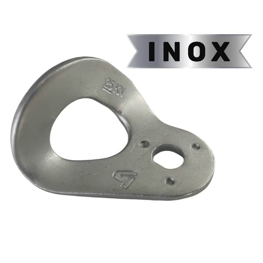 Kit 10 Unidades Chapeleta em INOX p/ Ancoragem Rapel Escalada 4climb