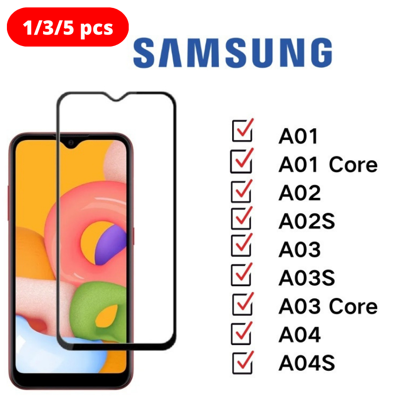 Pelicula Vidro Temperado 3D Anti Impacto Pronta Entrega Samsung A01/ A01 Core/ A02/ A02S/ A03/ A03/ A03 Core/ A04/ A04S Proteção