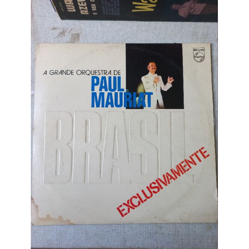 Lp Disco de Vinil Paul Mauriat - Brasil Exclusivamente - A grande orquestra
