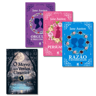 Kit Romance Clássico: Livros que Todo Coração Apaixonado Precisa Ler | Jane Austen & Emily Brontë em Oferta na Shopee