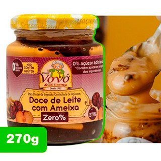 Doce de Leite com Ameixa Zero% Açúcar Doces Vovó São Lourenço