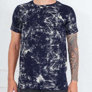 Camiseta Estampada Masculina Viscolycra Gola Redonda Manga Curta Bem Macio e Flexível