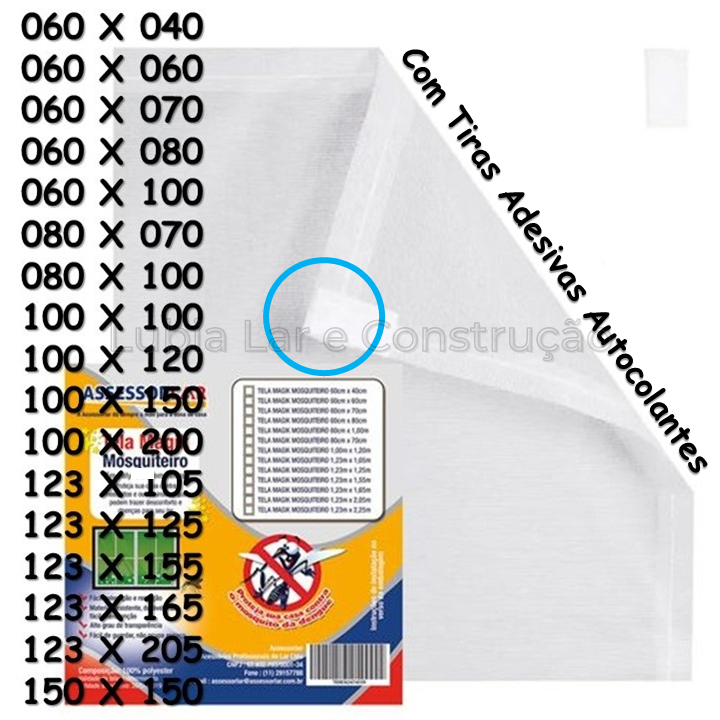 Tela Mosquiteiro Anti-inseto Magik Lavável Branca Para Janelas Com Fecho Contato Adesivo Dupla Face em Oferta na Shopee