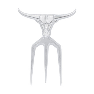 Garfo Tridente para Apoio de Carnes para Churrasco, Área De Lazer E Churrasco Gourmet Boi
