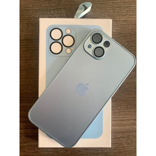 Capa Iphone 14 Plus Azul Claro com Proteção de Lente promoçao
