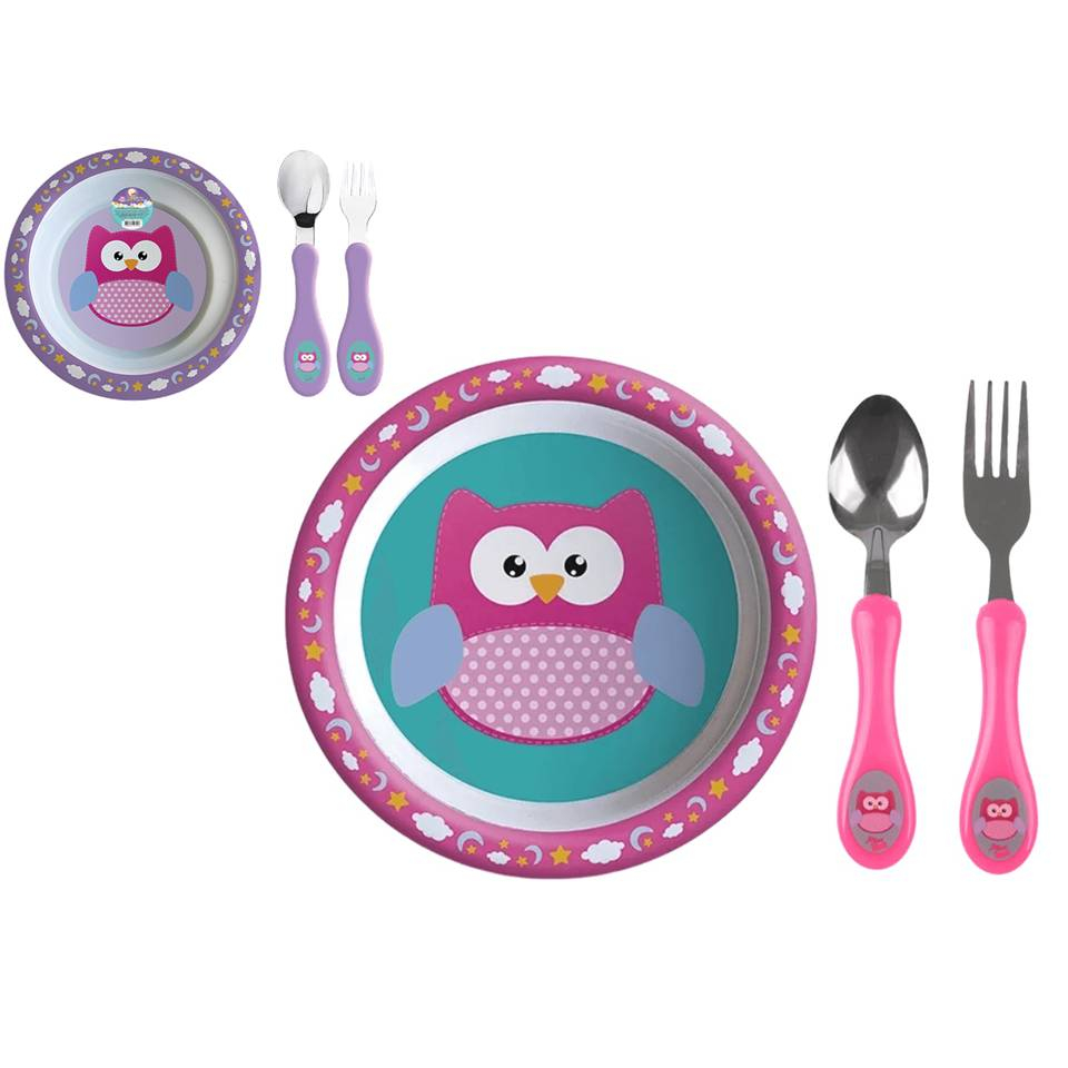 kit Alimentação Refeição Infantil 3 peças em Oferta na Shopee