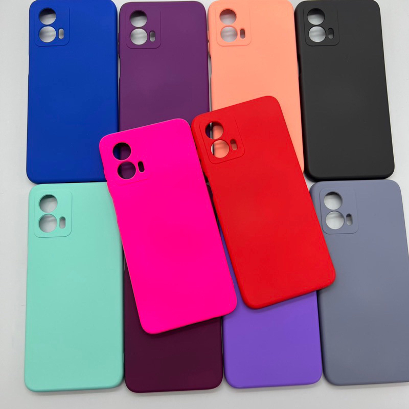 Kit Capa + Película 3D para Motorola Moto G53 Capinha Aveludada