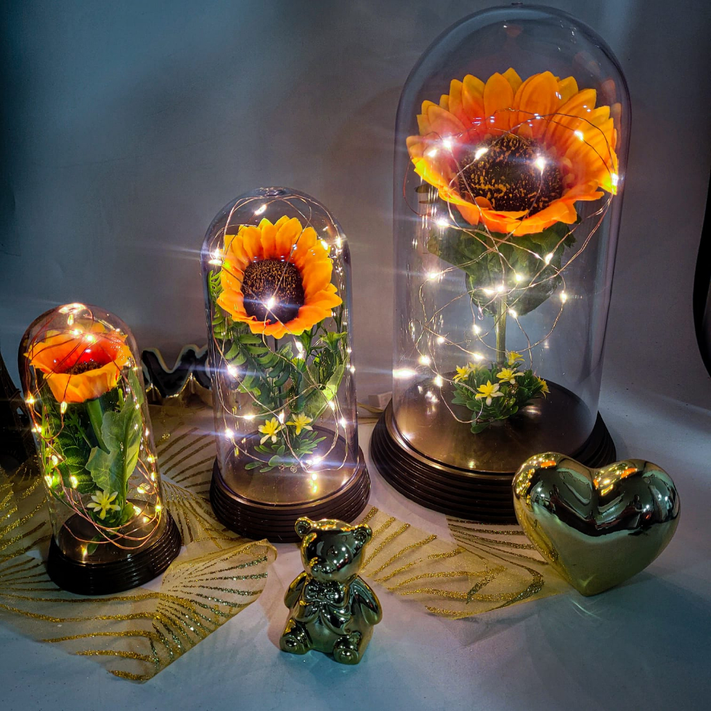 Luminária A Bela E A Fera O Girassol Encantado O Pequeno Príncipe Presente para namorada
