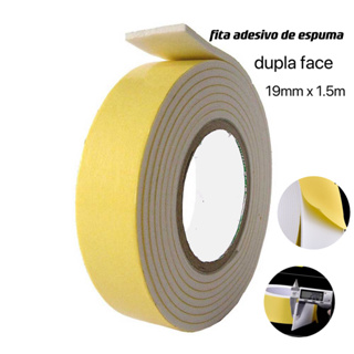10 UNIDADES Fita Banana Adesiva Dupla Face de Espuma 19mm x 1,5m - Fita Banana em Oferta na Shopee