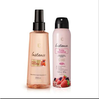 KIT Instance Frutas Vermelhas: Spray Desodorante Colônia 200ml + Desodorante Aerossol 150ml