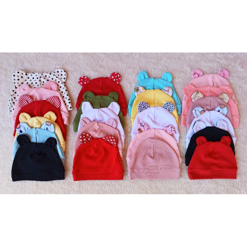 Touca de bebê  kit com 5 toucas