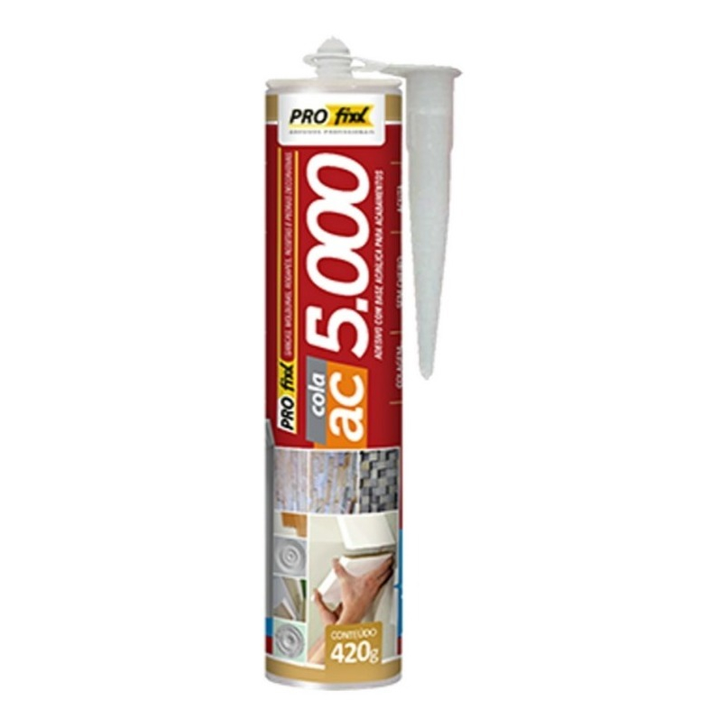 Cola p/ moldura e sancas de isopor AC5000 pote 420g