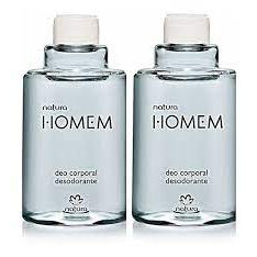 Refil Natura Homem Clássico Deo Corporal Masculino Kit C/ 02
