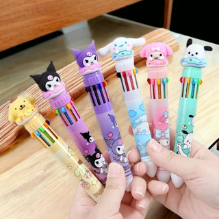 Caneta 10 Cores Hello Kitty: Encante-se com suas cores!