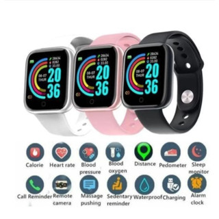 D20 Pro Y68 Smartwatch Esportivo Bluetooth Android/iOS Original11