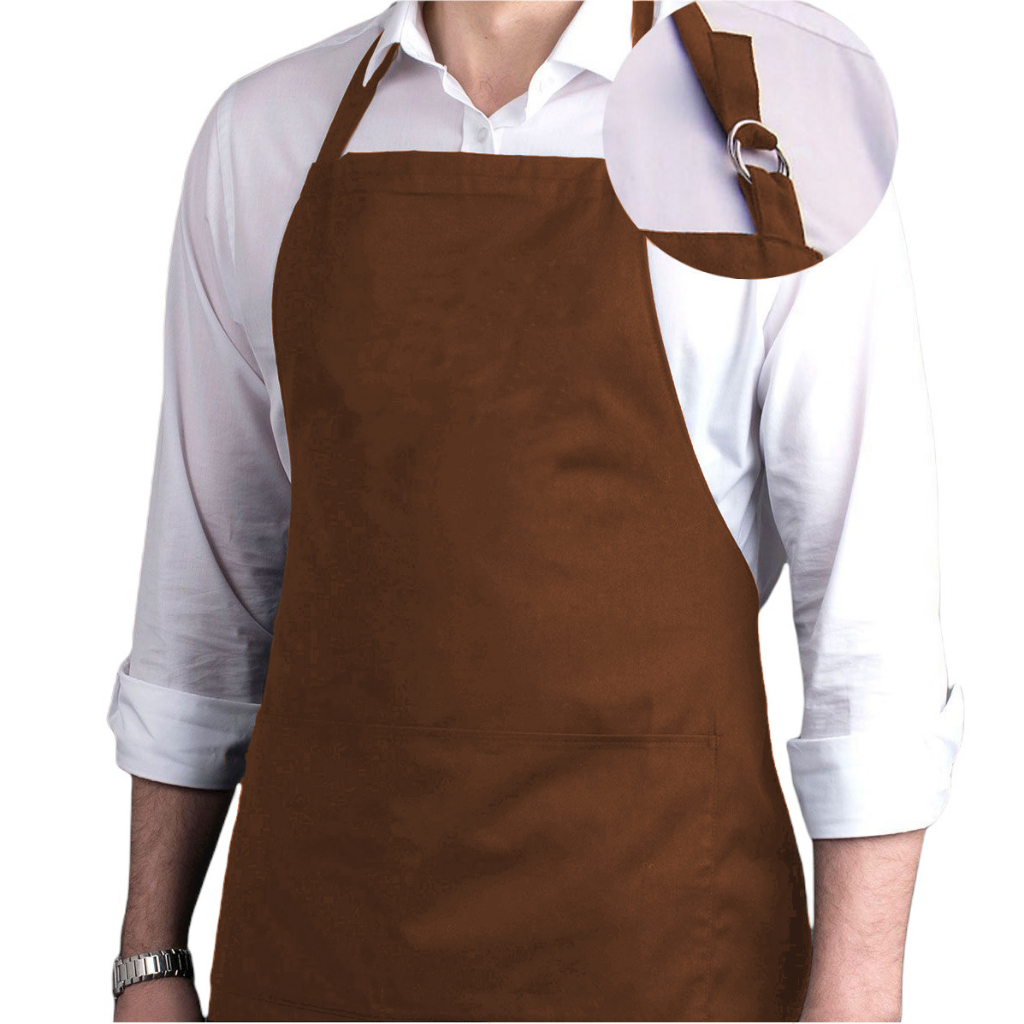 Avental Oxford C/ Regulagem de altura, Bolso Profissional Bar Atendimento Evento Casamento Formatura em Oferta na Shopee