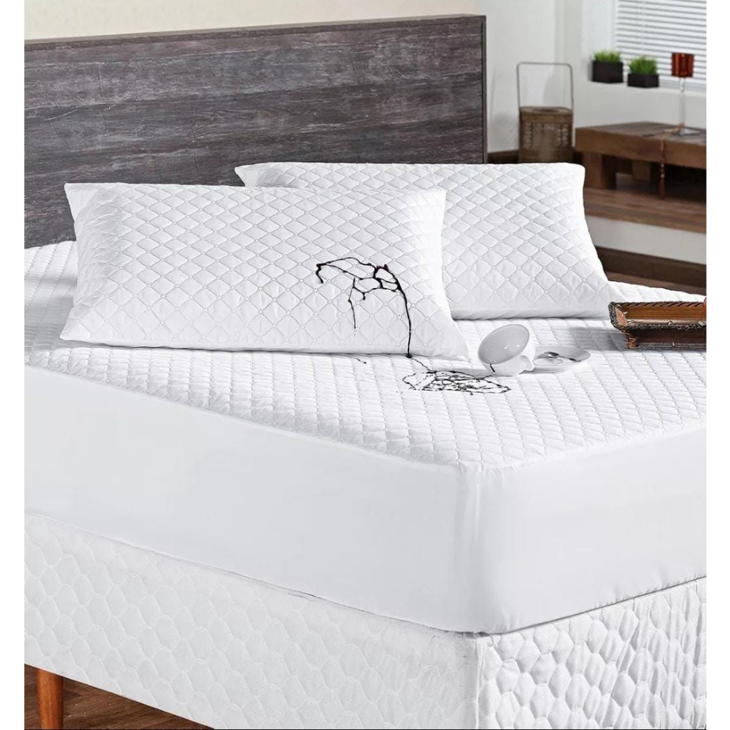 Capa para Colchão Matelado e Protetor Impermeavel Cama Box King