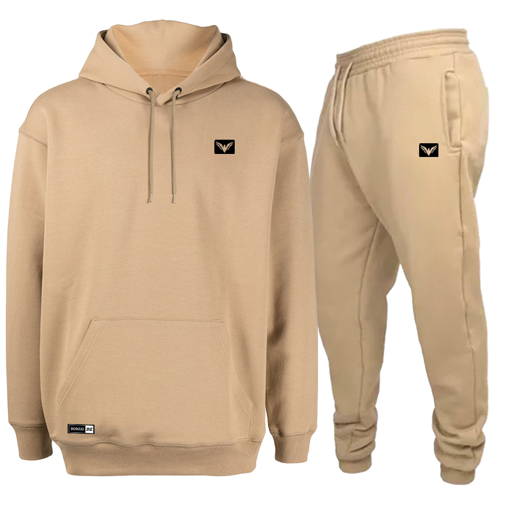 Conjunto Moletom Blusa De Frio + Calça Abrigo Modelo Canguru com Cordinha Neon Estampado em Oferta na Shopee