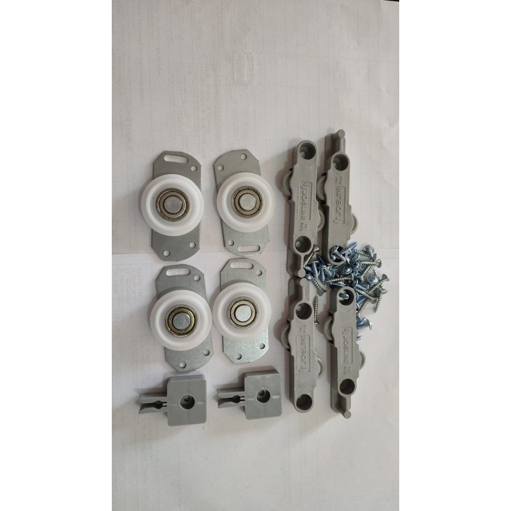 Kit Sistema de Sobrepor para 2 Porta de Correr - Joelini