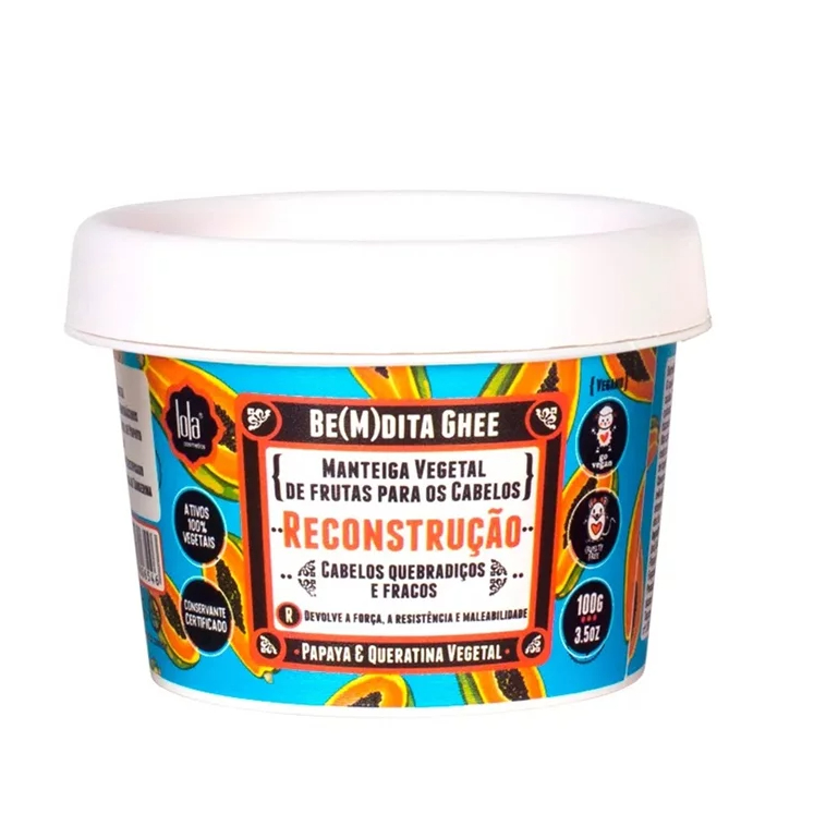Be(m)dita Ghee Reconstrução Mamão Lola Cosmetics 100g