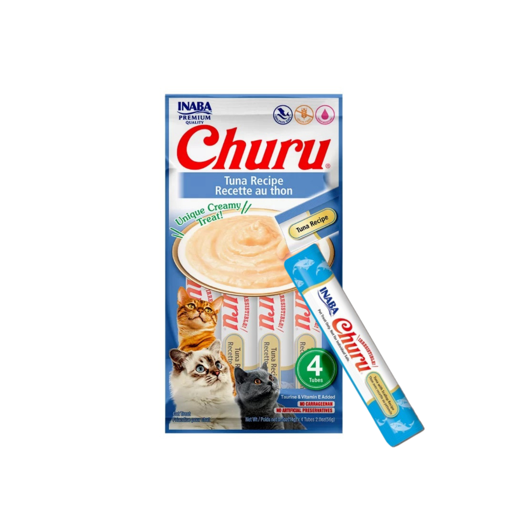 Churu Petisco em Pasta para Gatos sabor Atum - 4 ou 1 unidade