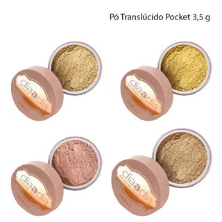 Pó Facial Translúcido  POCKET Dia a Dia Mahav em Oferta na Shopee