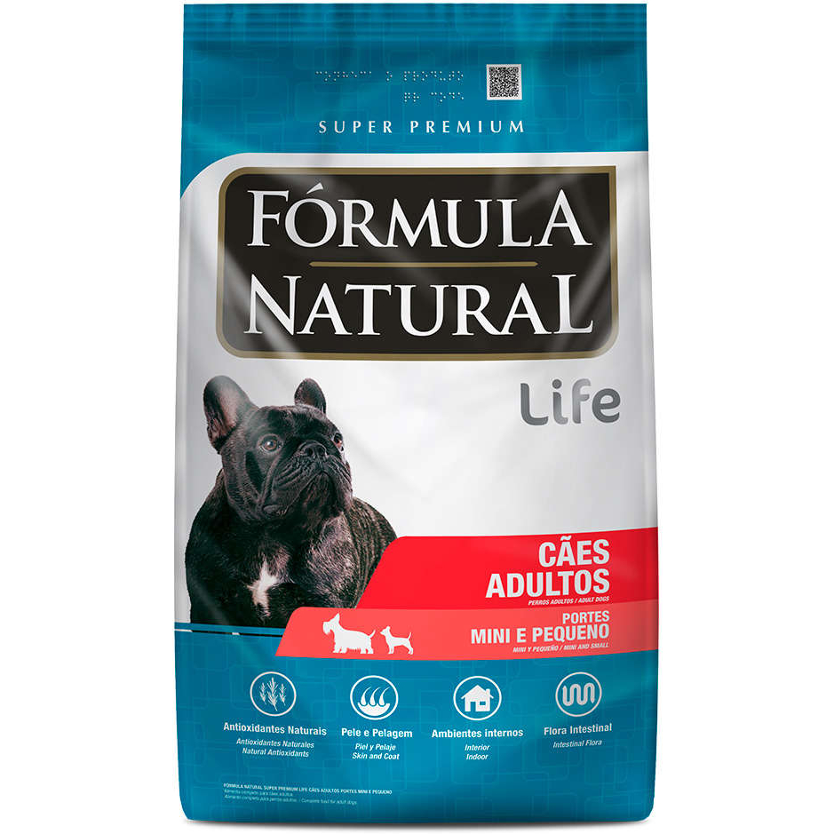 Ração Fórmula Natural Cães Adultos Porte Mini e Pequeno 2,5kg em Oferta na Shopee