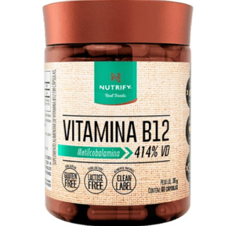 Vitamina B12 - 60 Cápsulas - Nutrify em Oferta na Shopee