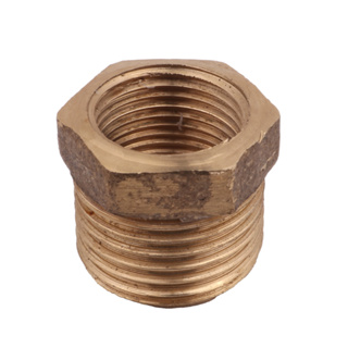 Bucha Reducao Latao Amarelo Macho X Femea 1/2 Bsp X 1/4 Bspf em Oferta na Shopee