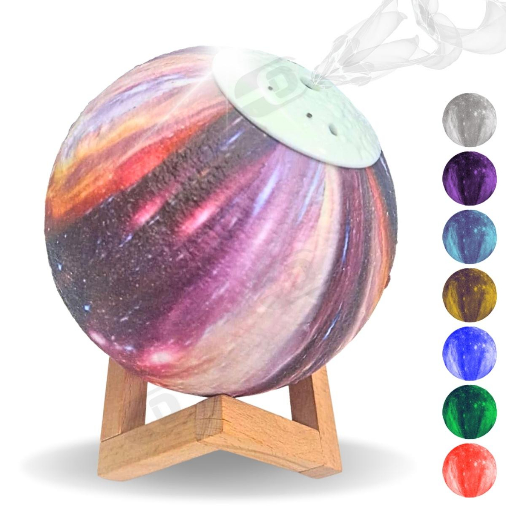 Lua Umidificadora UNIVERSO USB Portátil Abajur LED RGB 7 Cores SEM CONTROLE