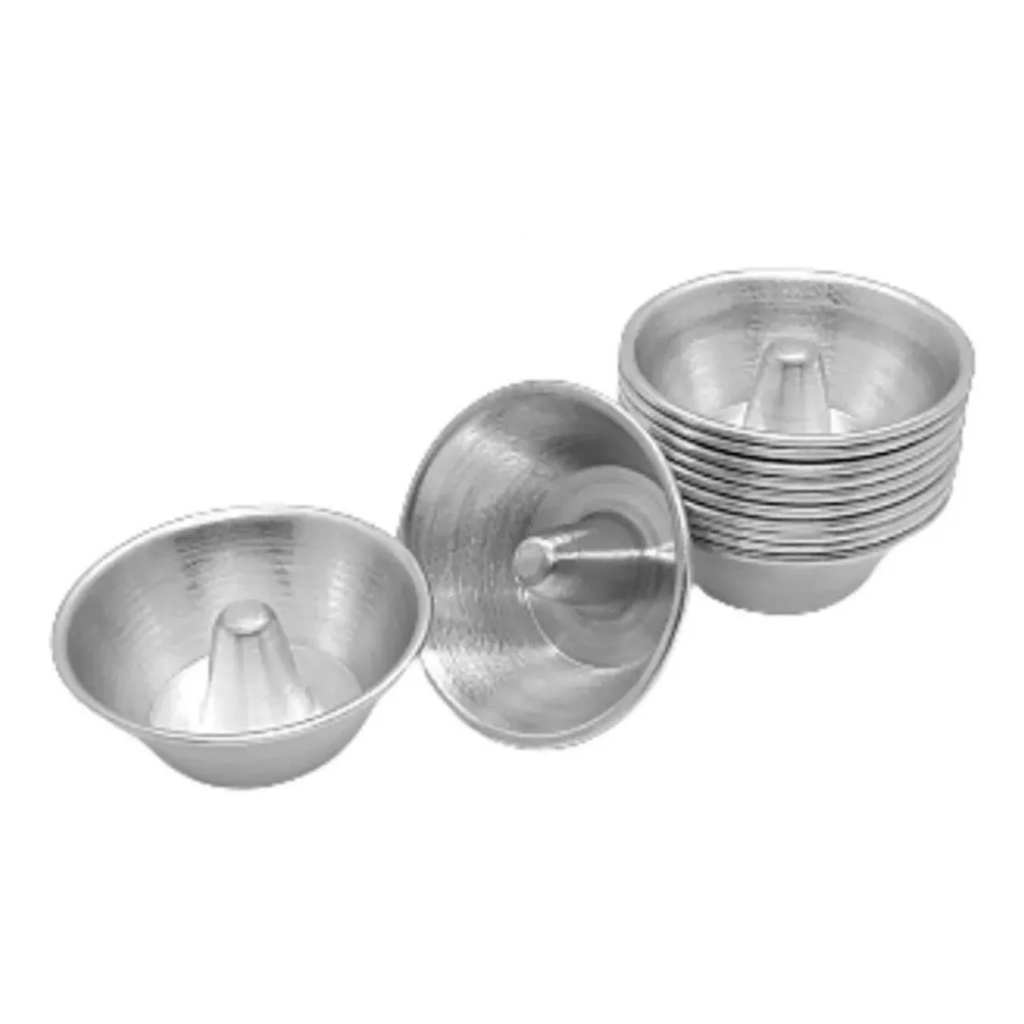 Forminha Mini Suíça 9x6x4cm Em Alumínio - Kit 12 Unidades em Oferta na Shopee