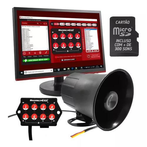 Buzina Personalizável Com Mais de 300 Sons Na Memoria ( Memes, Hinos, Buzinas, Falas Engraçadas e Muito mais )-50718 em Oferta na Shopee