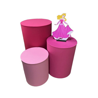 Trio de Capas para Cilindro DECORAÇÃO para Festas PRINCESA AURORA BELA ADORMECIDA LINDA COR em Oferta na Shopee