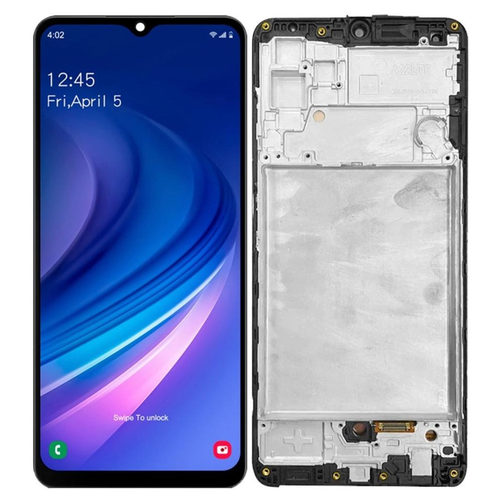 Tela Frontal Compatível Samsung A32 (4G) Com aro LCD