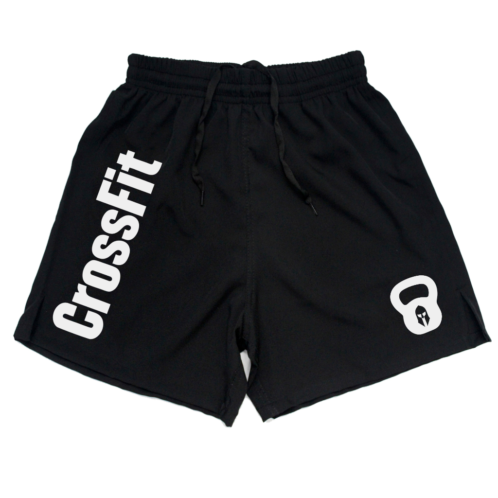 Short Crossfit Treino Musculação Academia Corte Lateral Elastano