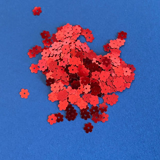 Mini Flor Lantejoula para Roupas e Scrap 20g e 40g