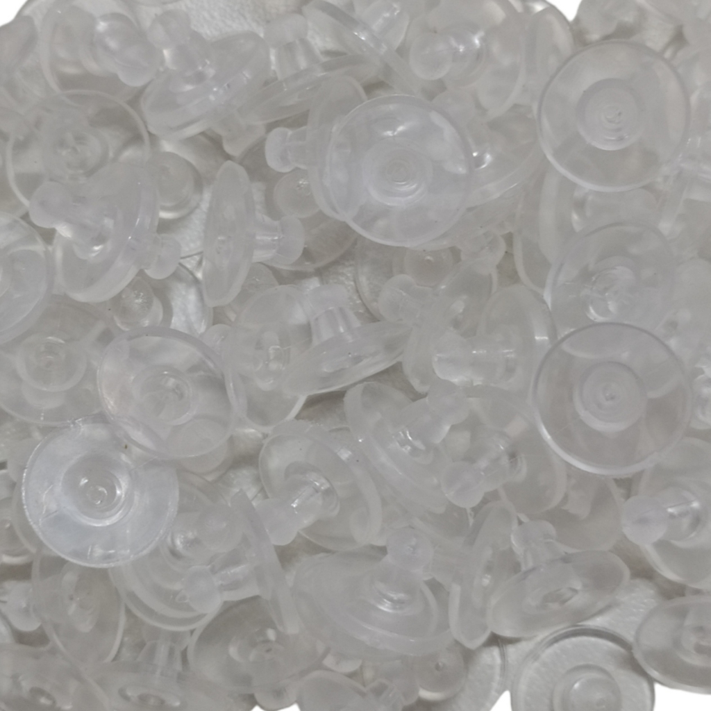 Tarracha Sutiã Orelha Para Brincos Silicone - 100 Unidades em Oferta na Shopee