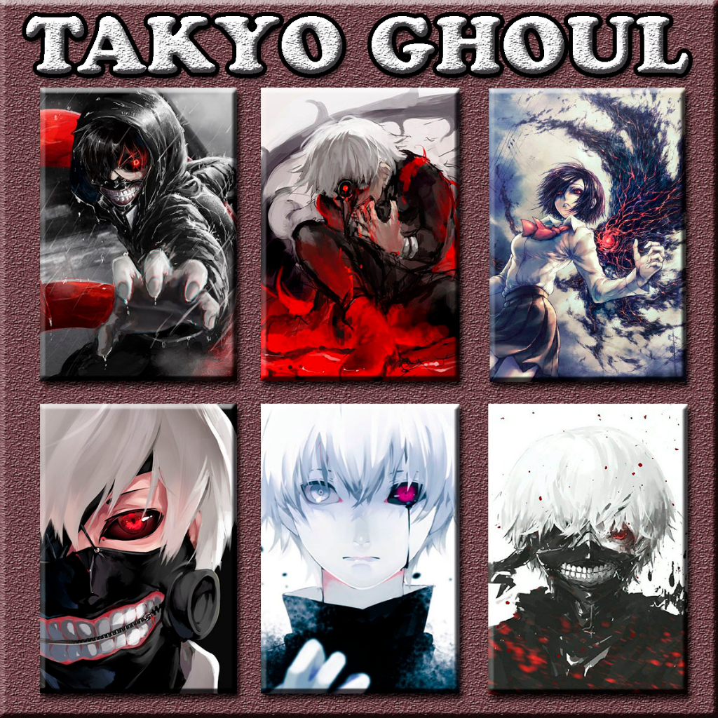 Placas Decorativas Anime Tokyo Ghoul Quadros De Animes 13x9 em Oferta na Shopee