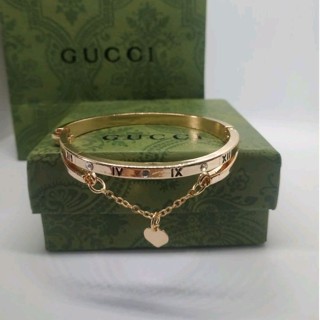 Bracelete gucc Ouro, Prata e Rose Pulseira Feminina e Masculino Desenhos de Algarismos Romano