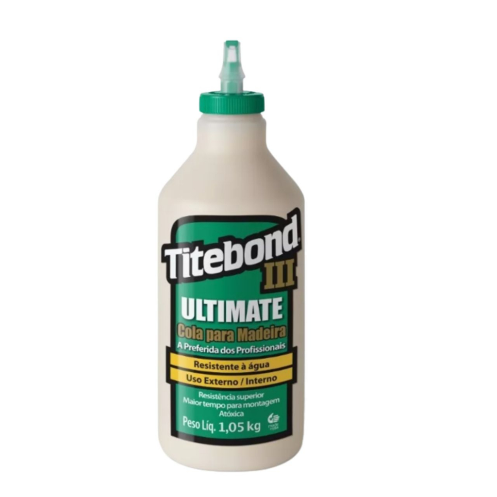 Cola Titebond 3 Utimate Wood Glue a Prova de Água 1,05 kg