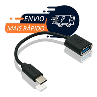 Cabo Otg Tipo C Type C Pendrive Usb Fêmea Celular Smatphone em Oferta na Shopee