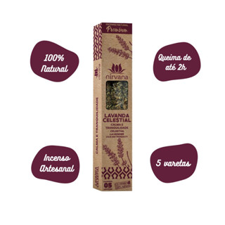 Incenso Natural Nirvana Premium - Lavanda Celestial
