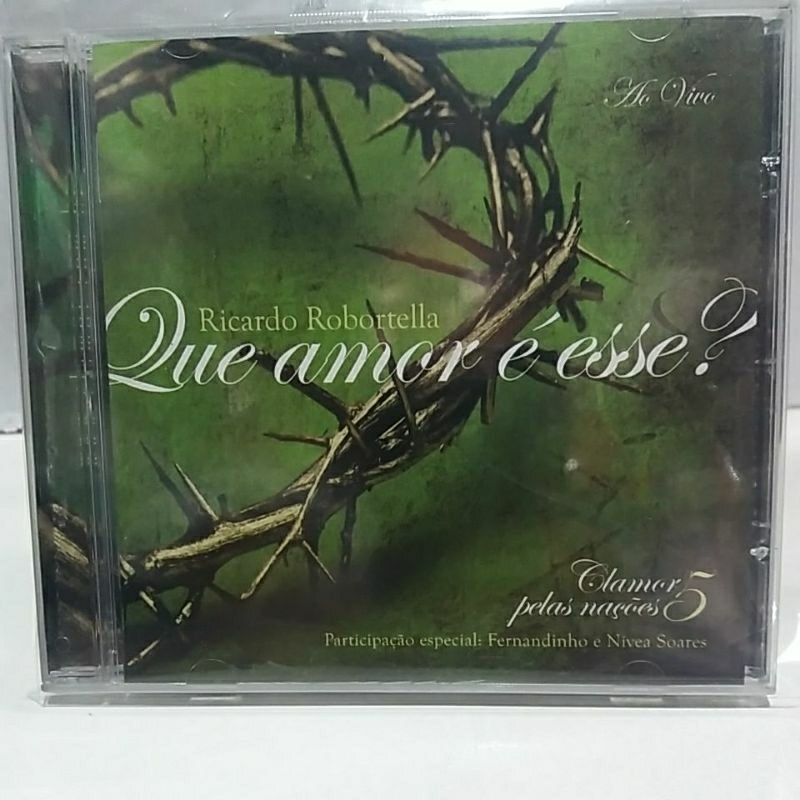 CD RICARDO ROBORTELLA -QUE AMOR É ESSE TIRAGEM AB-10000