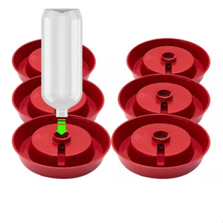 Kit 6 Bases Bebedouro  Ave , Frango, Pinto, Codorna p/Garrafa Pet