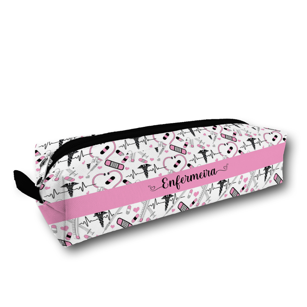 Estojo Escolar Enfermeira - Estojo Simples Universitário em Oferta na Shopee