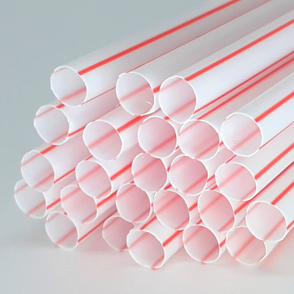 250 Unid Canudo Milk Shake (21cm X 6mm) Biodegradável Trik Trik