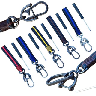 chaveiro luxo automotivo mosquetão com fecho parafuso acabamento Premium presente cores com chave de fenda em Oferta na Shopee