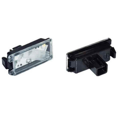 Lanterna De Placa Fiat 500 12/… Conector Quadrado Lado Esquerdo