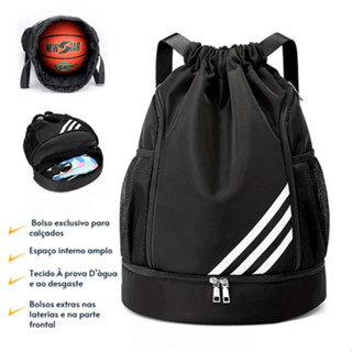 Mochila Esportiva De Basquetebol Armazenamento Ginasio Grande Capacidade Viagem Volei Futebol Lançamento