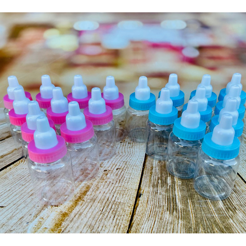 kit 30 mini mamadeira lembrancinha Chá de Bebê azul ou rosa// - Mom & Baby